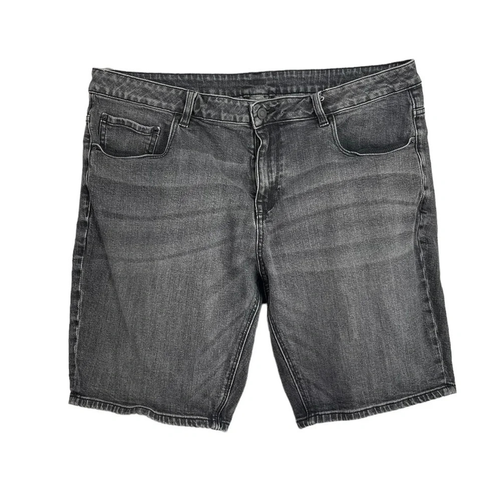 SH474 Mens ASOS Brand Dark Wash Stretch Denim Jean Shorts 40